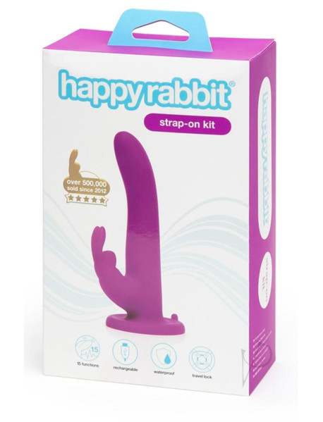 Happy Rabbit Vibe Strapon Harness Set Pu