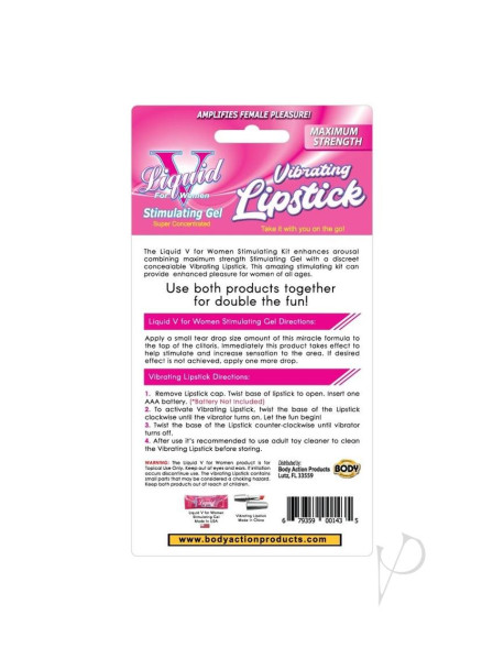 Liquid V Vibrating Lipstick Kit