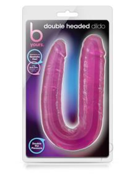 B Yours Double Headed Dildo Pnk B Yours Double Headed Dildo Pnk