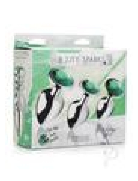 Bootysparks Emerald Gem Plug Set