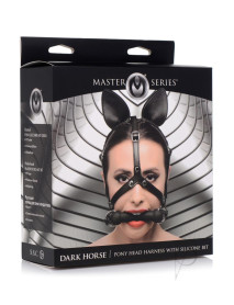 Ms Dark Horse Pony Head Harnw/bit(spec)