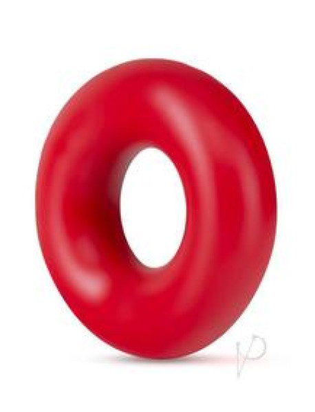 Stay Hard Donut Rings Oversized Red