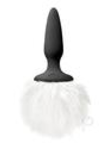 Bunny Tails Mini Anal Plug White Bunny Tails Mini Anal Plug White