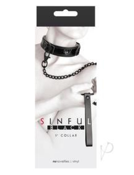 Sinful Collar 1 Black Sinful Collar 1 Black