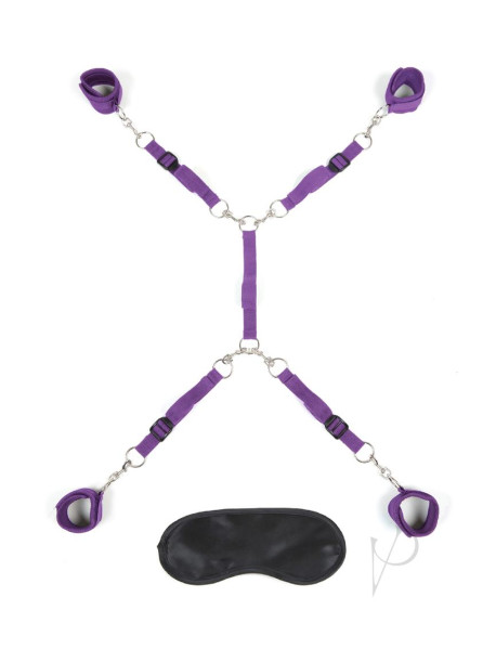 Lux F Bed Spreader 7pc Purple