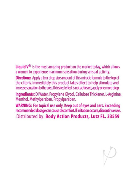 Liquid V For Women 1/3oz Btl (indivi) Liquid V For Women 1/3oz Btl (indivi)