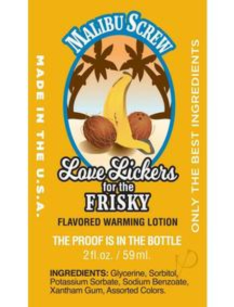 Love Lickers - Malibu Screw 2oz