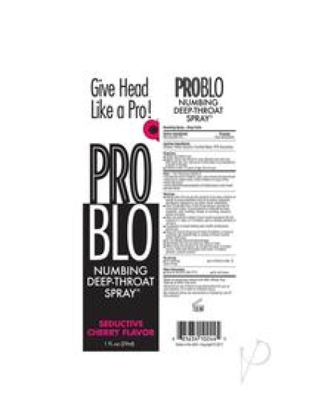 Pro Blo Numbing Spray Cherry 1oz