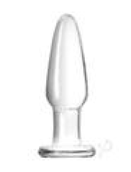 Crystal Glass Tapered Plug Sm Clr(disc)