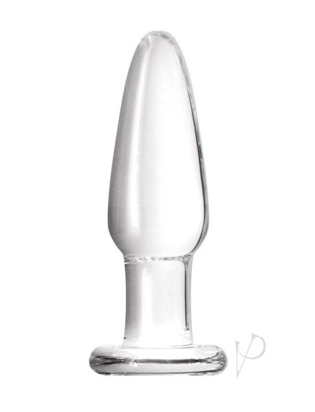 Crystal Glass Tapered Plug Sm Clr(disc)