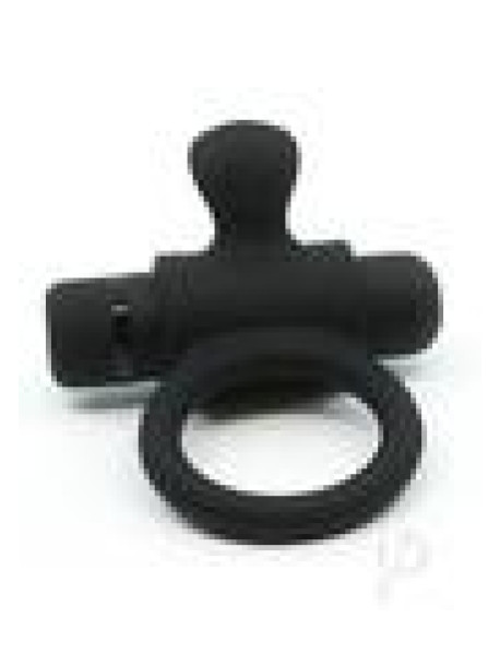 Sensuelle Silicone Bullet Ring 7x Blk