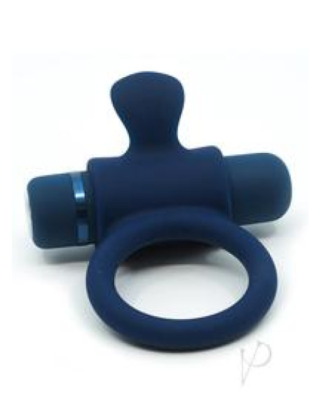 Sensuelle Silicone Bullet Ring 7x Navy B