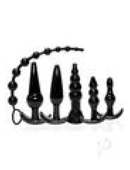 Try Curious Anal Plug Kit Black