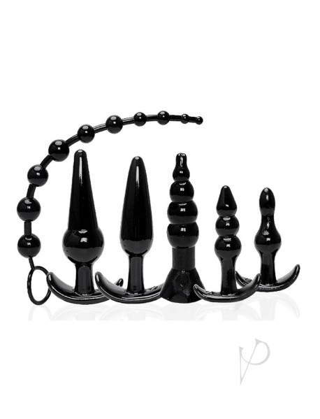 Try Curious Anal Plug Kit Black