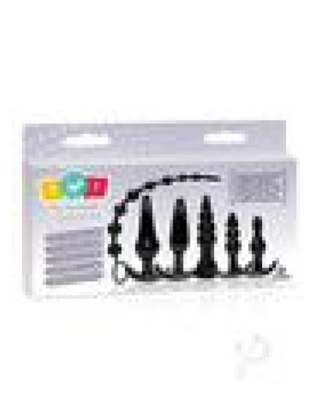 Try Curious Anal Plug Kit Black