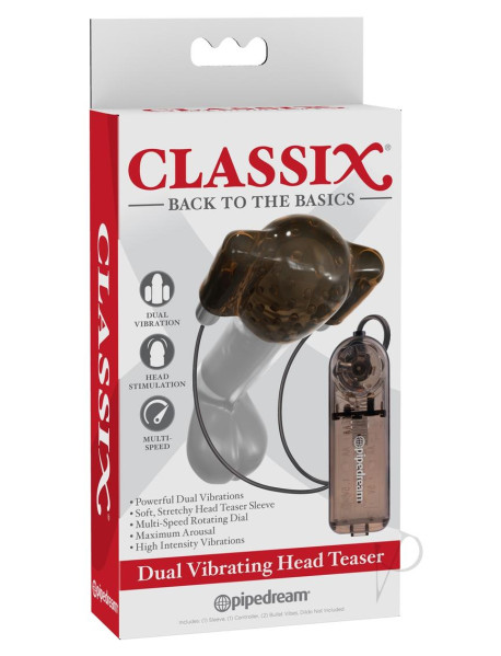 Classix Dual Vibe Head Teaser Blk/smk