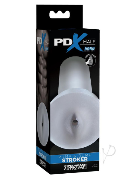 Pdx Male Pump and Dump Stroker Clr