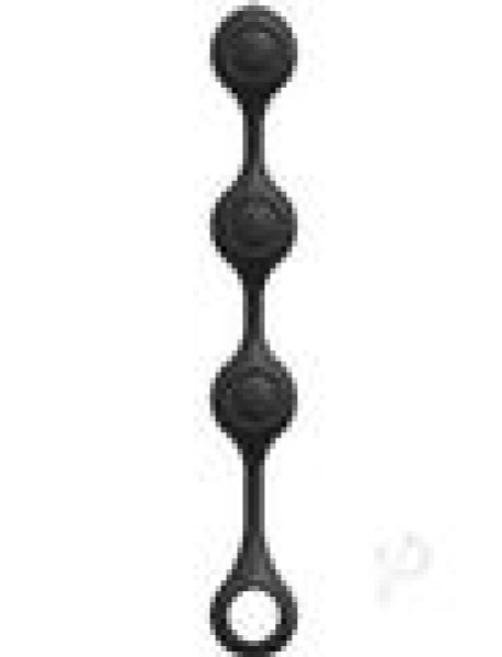 Kink Weighted Silicone Anal Balls Black
