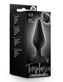 Temptasia Fuck Me Butt Plug Black