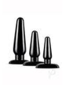 Anal Adv Basic Plug Kit Black