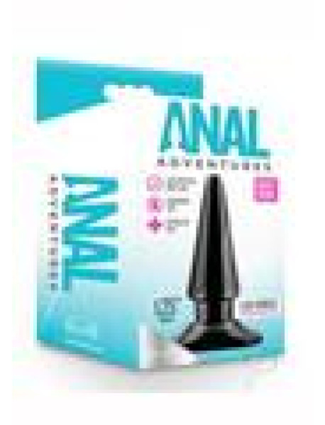 Anal Adv Easy Plug Black Anal Adv Easy Plug Black