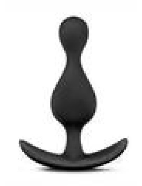 Anal Adv Platinum Wave Plug Black