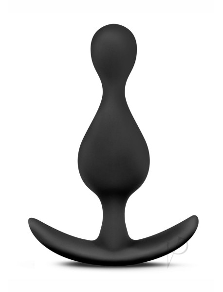 Anal Adv Platinum Wave Plug Black