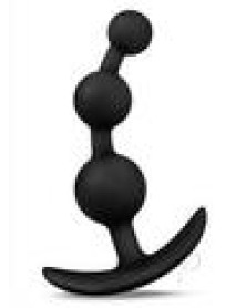 Anal Adv Platinum Small Anal Beads Black
