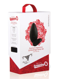Premium Ergo Remote Panty Set Blk