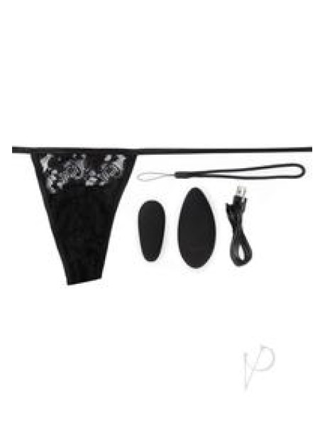 Premium Ergo Remote Panty Set Blk