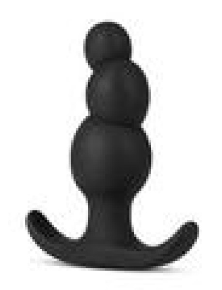 Anal Adv Platinum Stacked Plug Black