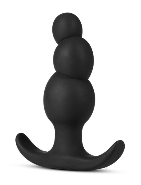 Anal Adv Platinum Stacked Plug Black