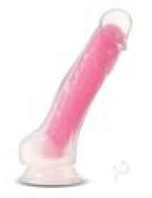 Neo Elite Gitd Dd Cock W/balls 7.5 Pnk