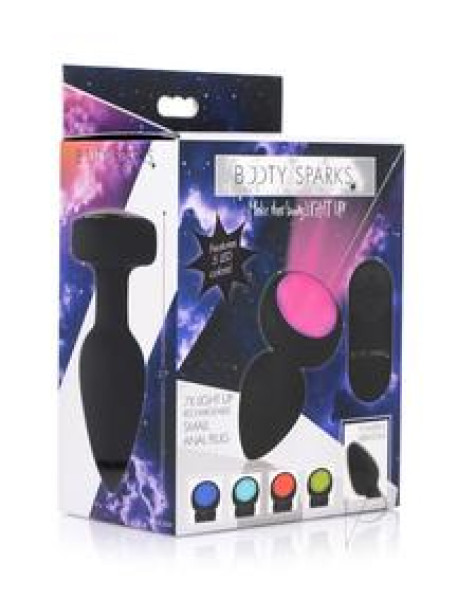 Booty Sparks Silicone Vibe Led Plug Sm