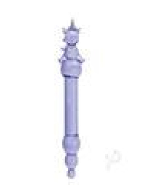 Glass Menage Unicorn Dildo Pur(disc)