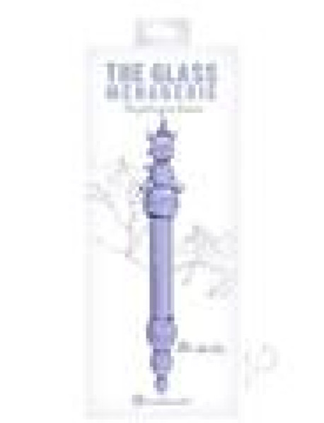 Glass Menage Unicorn Dildo Pur(disc)