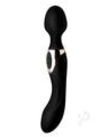 Wand Ess Dbl Silicone Vibe Wand Blk