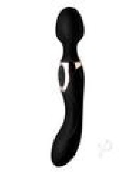 Wand Ess Dbl Silicone Vibe Wand Blk
