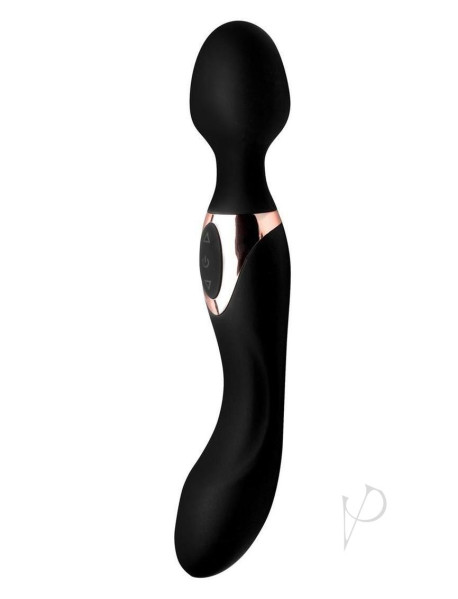 Wand Ess Dbl Silicone Vibe Wand Blk