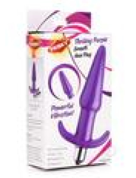 Frisky Thrilling Purple Smooth Anal Plug