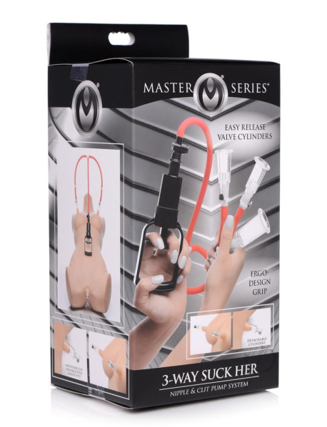 Ms 3 Way Suck Her Nipple/clitpump(spec)