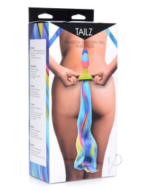 Tailz Rainbow Unicorn Tail Plug