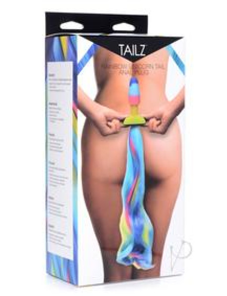 Tailz Rainbow Unicorn Tail Plug