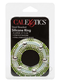 Steel Beaded Silicone Ring X-lg(disc)