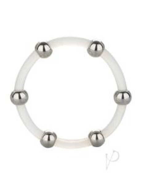 Steel Beaded Silicone Ring X-lg(disc)