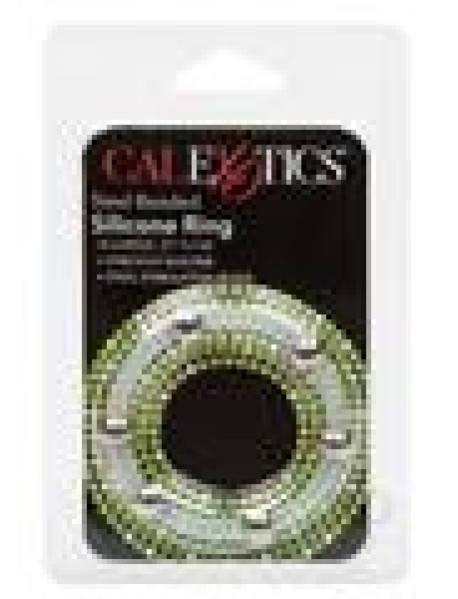 Steel Beaded Silicone Ring X-lg(disc)