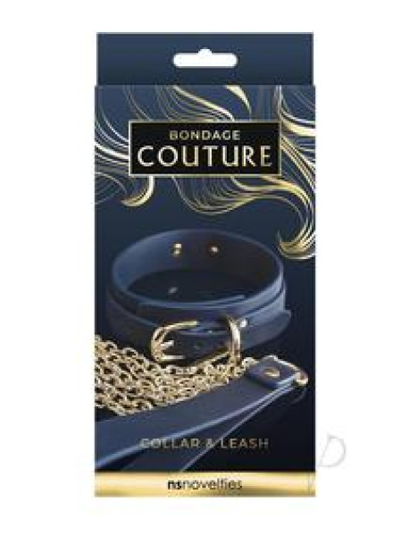 Bondage Couture Collar/leash Blue