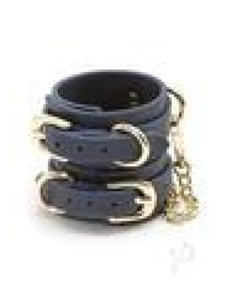 Bondage Couture Wrist Cuff Blue