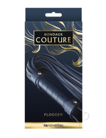 Bondage Couture Flogger Blue