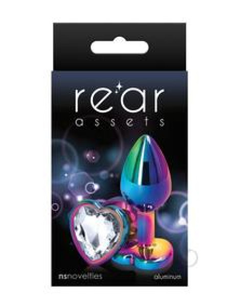 Rear Assets Multicolor Heart Small Clear